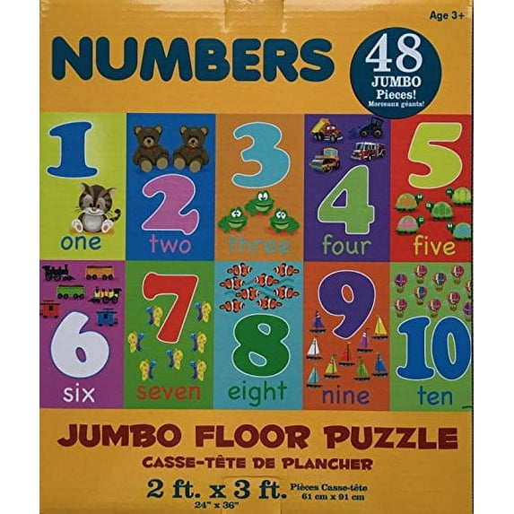Numbers Jumbo Floor Puzzle (48 pcs)