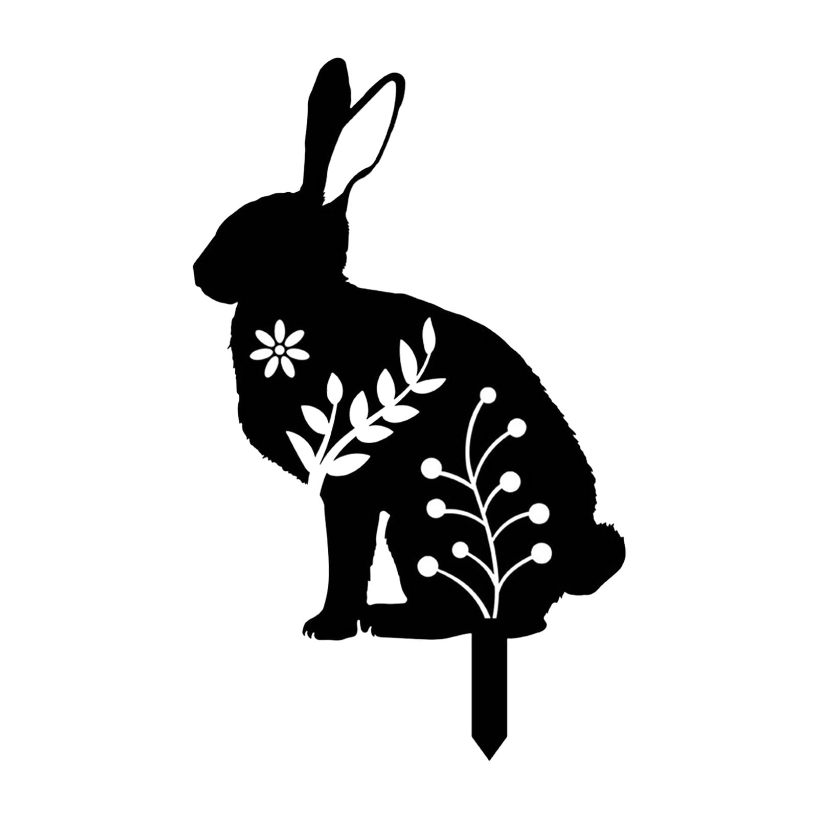 Numbers Light Solar Garden Fence Metal Dog Signs Garden for Outdoors