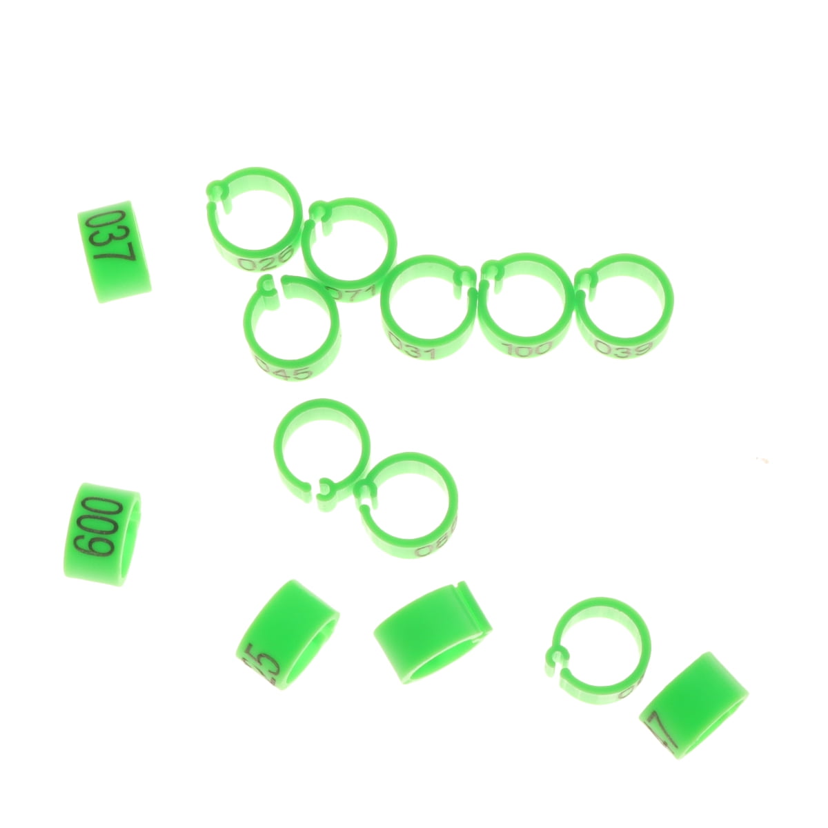 Numbers Parrot Foot Rings Pigeon Identification Bird Leg Bands Small