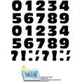 thumbnail image 1 of Numbers Punctuation Black Automotive Car Window Locker Bumper Stickers, 1 of 1