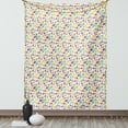 thumbnail image 1 of Numbers Tapestry, Bubble Style Numbers Equation Division Addition Multiplication Themed Children Math, Wall Hanging for Bedroom Living Room Dorm Decor, 60W X 80L Inches, Multicolor, by Ambesonne, 1 of 5