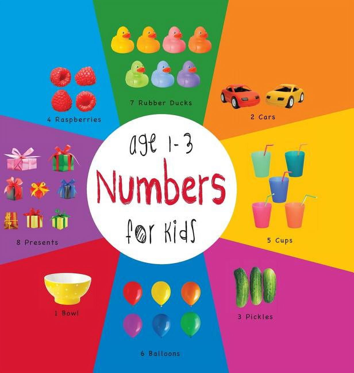 DAYNA MARTIN; A R ROUMANIS Numbers for Kids age 1-3 (Engage Early Readers: Children's Learning Books) with FREE EBOOK, (Hardcover)