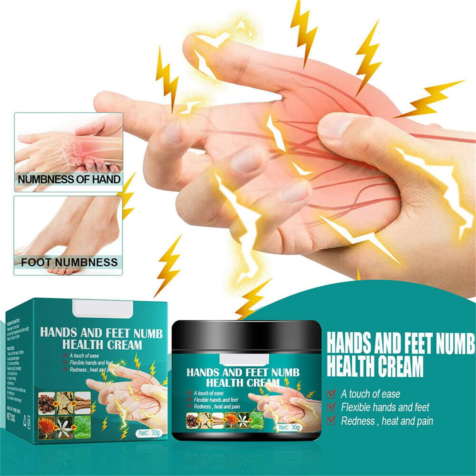 Numbness Creams For Hands And Feet，Nerve Pain Relief Cream，Neuropathy