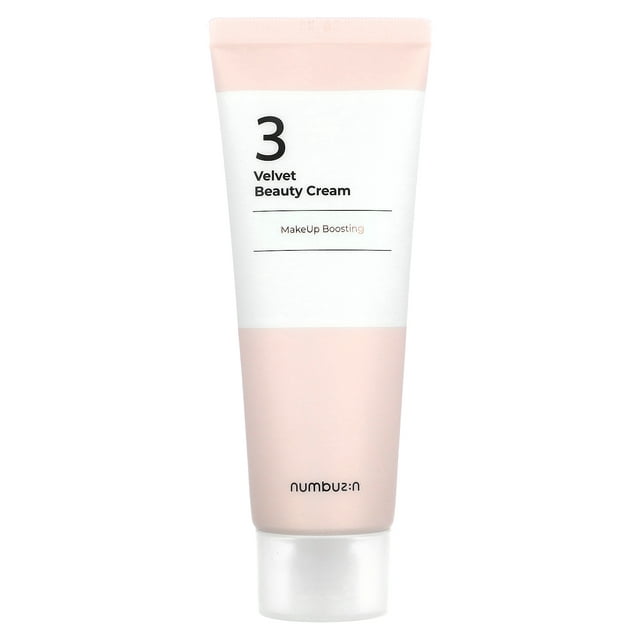 Numbuzin Velvet Beauty Cream, Makeup Boosting, No. 3, 2.02 fl oz (60 ml)