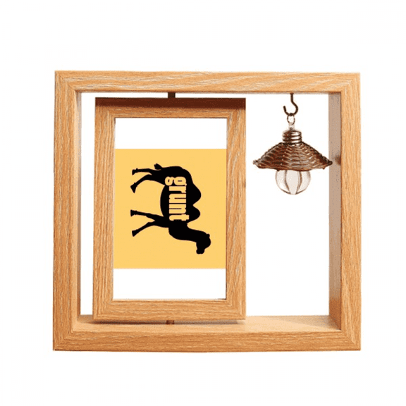 Numel Desert Caravan Sound Wooden Rotating Picture Photo Frame 4x6