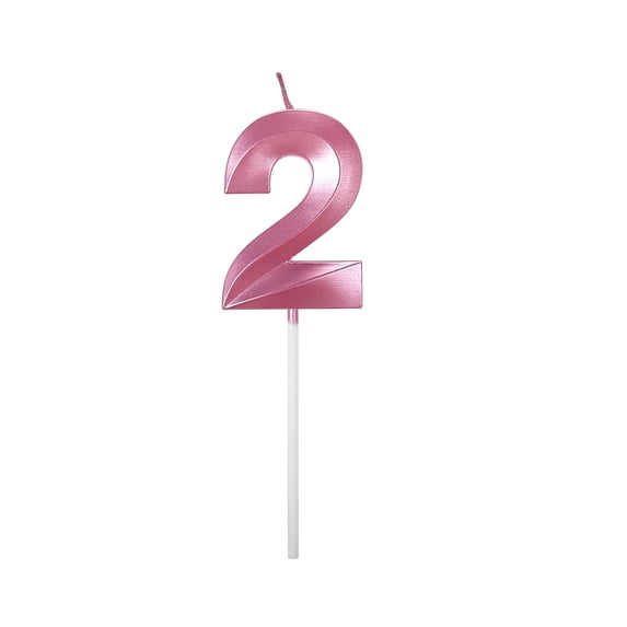Numeral Birthday Candles - Cake Numeral Candles Number 0-9 Glitter Cake Topper Decoration for Birthday,Wedding Anniversary,Party Celebration by Elapind