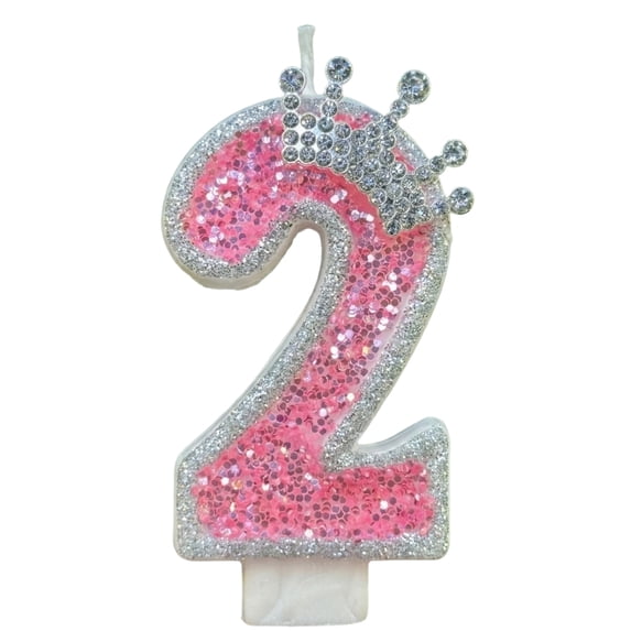 Numeral Birthday Candles, Cartoon Style Number Cake Toppers, Non-Toxic Wax, Decorative Birthday Party Favors for Toddler Boys Girls and Festive Celebrations, B