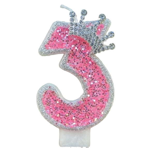 Numeral Birthday Candles, Cartoon Style Number Cake Toppers, Non-Toxic Wax, Decorative Birthday Party Favors for Toddler Boys Girls and Festive Celebrations, C