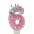 thumbnail image 1 of Numeral Birthday Candles, Cartoon Style Number Cake Toppers, Non-Toxic Wax, Decorative Birthday Party Favors for Toddler Boys Girls and Festive Celebrations, F, 1 of 6