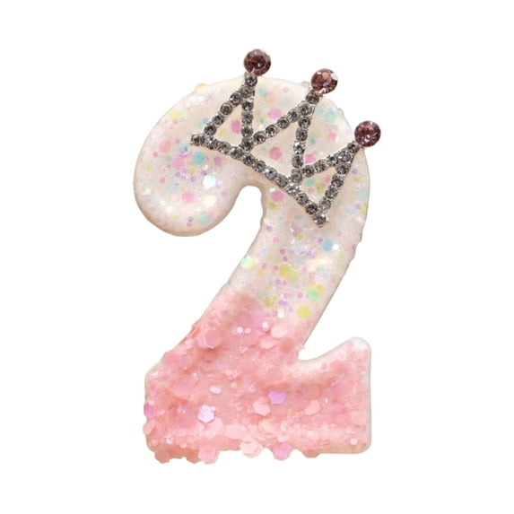 Numeral Birthday Candles, Creative Cartoon Character Style Vibrant Colors High Quality Wax for Birthday Party Cake Topper Anniversary Celebration Events, B