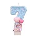 thumbnail image 1 of Numeric Birthday Candles, 3D Cartoon Creative Cake Decoration Topper for Boys and Girls Birthday Celebration and Anniversary Party Decor, G, 1 of 6