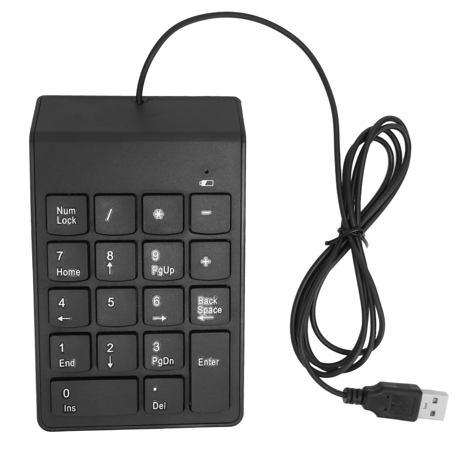 Numeric Keypad 18 Keys USB2.0 Plug and Play Ergonomic Design Portable ...