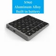 thumbnail image 1 of Numeric Keypad Numpad Bluetooth Wireless Keyboard 28 Keys One Handed Keypad Finance Accounting External Mini Keyboard N960 N970, 1 of 9