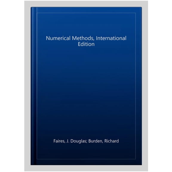 Numerical Methods, International Edition