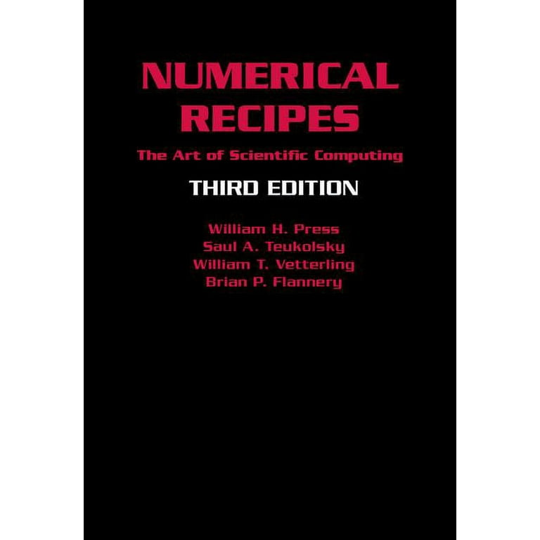 洋書 Numerical Recipes with Source Code 3rd. Numerical Recipes: The Art of Scientific Computing, (Hardcover