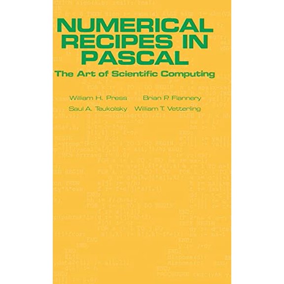 Pre-Owned Numerical Recipes in Pascal (First Edition): The Art of Scientific Computing (Hardcover) 0521375169