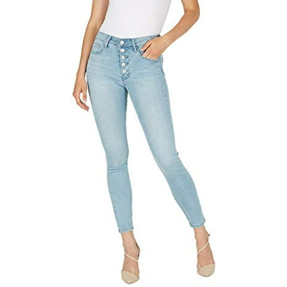 Numero Women's High Rise Skinny Blue Jeans