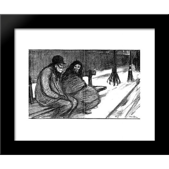 Numero un 20x24 Framed Art Print by Theophile Steinlen