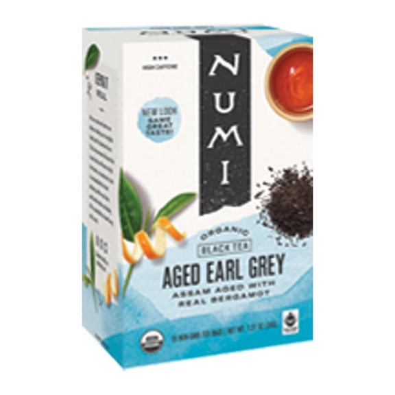 Numi Aged Earl Grey Tea cs 6/18 ct