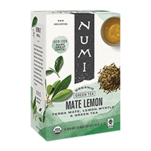 Numi Mate Lemon Tea cs 6/18 ct