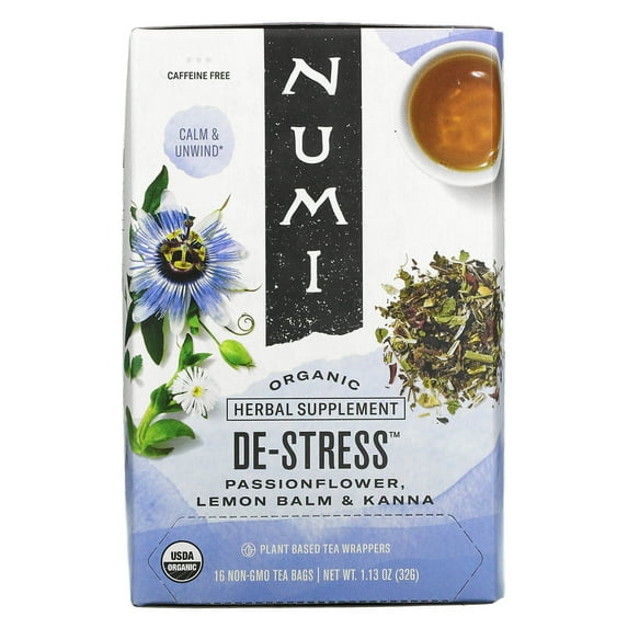 Numi Teas De-Stress Tea 16 Bags Box