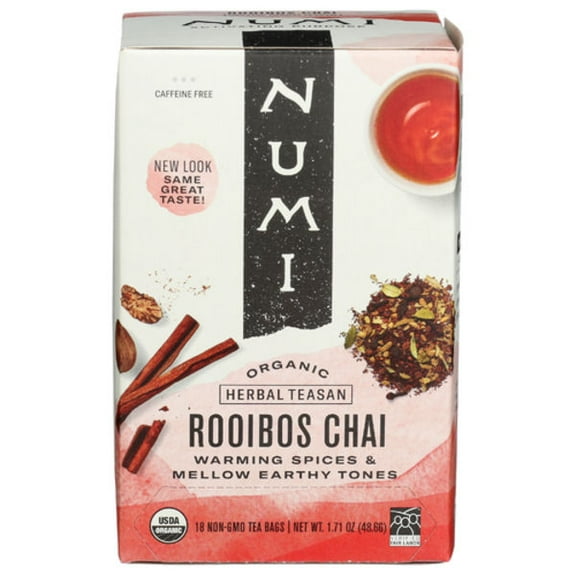 Numi Organic Rooibos Chai Tea 18 ct (Pack Of 3)