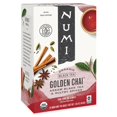 Numi Organic Tea Golden Chai Spiced Assam Black Tea 18 Tea Bags Pack