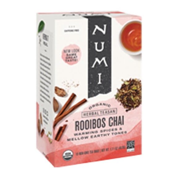 Numi Rooibos Chai Tea cs 6/18 ct