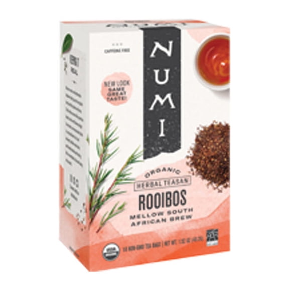 Numi Rooibos Tea cs 6/18 ct