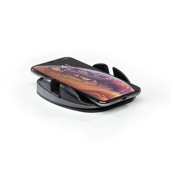 Numi: Smart Dock - Black, Dashboard Phone Mount - Secure Flex Grip Holder, Reusable Non-Adhesive Sticky Pad, Anti-Slip, Universal Car & Auto Accessory