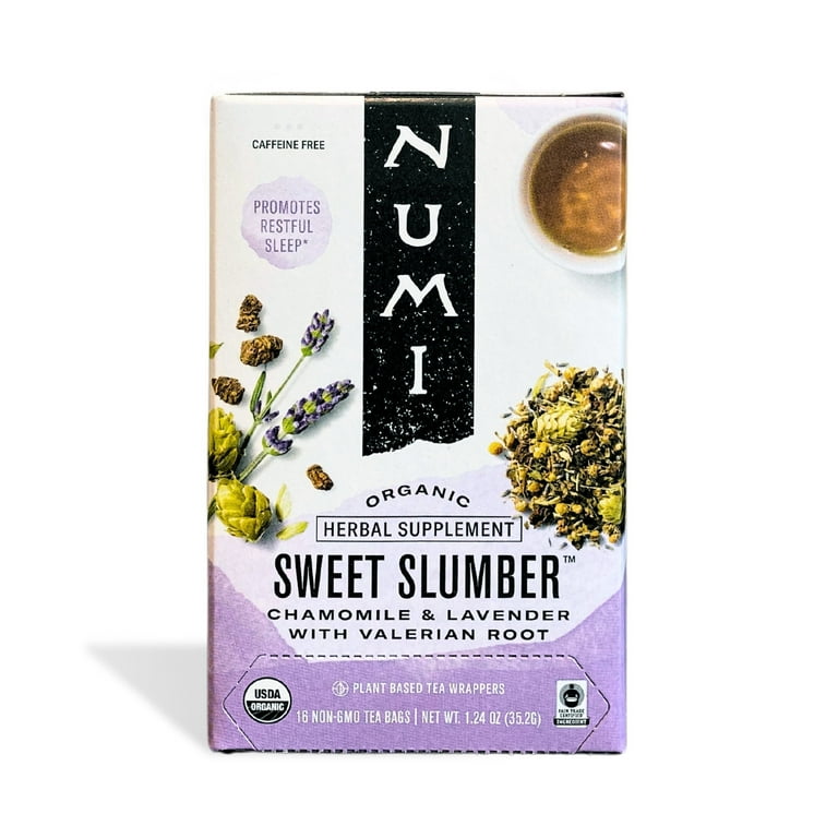 Numi Sweet Slumber Relaxation Herbal Tea with Chamomile and