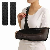 Numjaw 3Pack Arm Sling Shoulder Immobilizer Combo Set for Shoulder Injury, Includes 1 Arm Sling & 2 Shoulder Strap Cushion, for Torn Rotator Cuff, Shoulder, Elbow, Wrist, Small