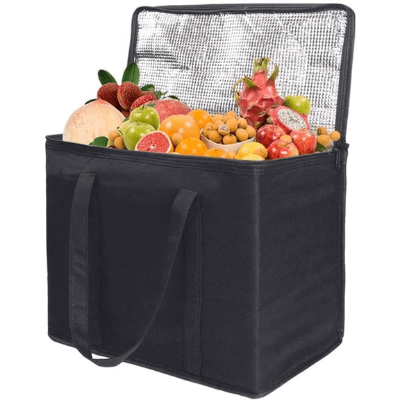 Numjaw Cool Bag, 30L Large Cooler Bag for Food Travel Camping Picnic Shopping Family BBQ, Foldable Collapsible Insulated Food Delivery Bag Lunch Shopping Bags