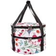 thumbnail image 1 of Numjaw Double Decker Casserole Carrier, Pie Carrier for Hot or Cold Food, Round Floral Insulated Casserole Carrier Bag for Trip, Party, Picnic, 1 of 6