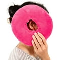 thumbnail image 1 of Numjaw Ear Piercing Pillow, 9" O-Shaped Pillow with Ear Holes, Doughnut Pillow for Ear Piercing, Side Sleepers, Relieve Ear Pain, Ear Inflammation (Pink), 1 of 6
