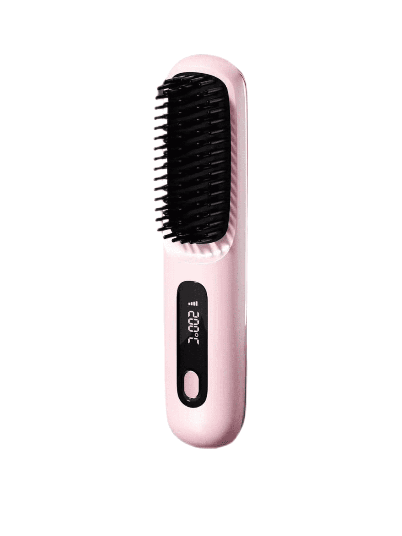 Flown Numoya GoBrush Pro Heated Straightening Brush in Black & Pink brand new Numoya Go Brush Pro, Numoya Portable Straightener Brush  main image 2