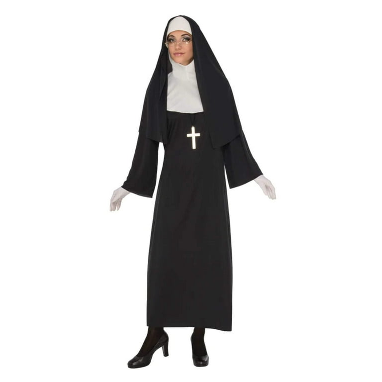 Nun Ladies Costume Robe Cross Habit Nun Ladies Costume Robe Cross Habit