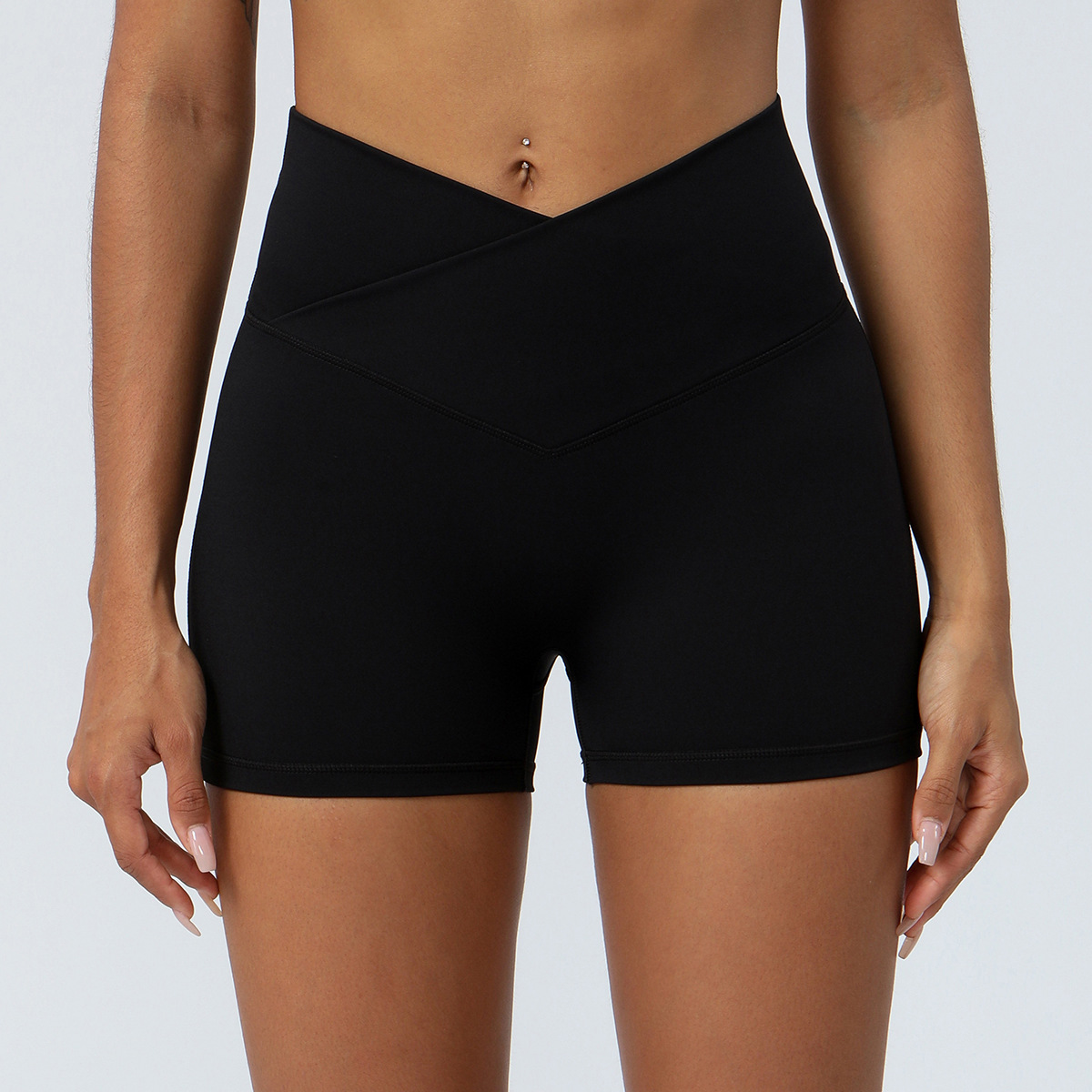 4 Pack Biker Shorts For Women - High Waist Tummy Control Workout Shorts | Sundwudu Yoga Running Shorts - View #9