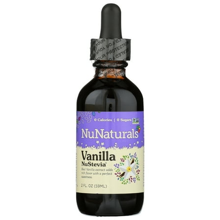Nunaturals Nustevia Vanilla Extract, 2 Oz