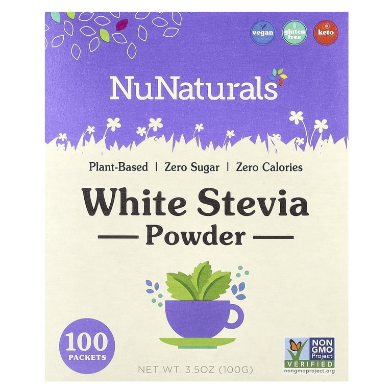 Nunaturals All-Purpose White Stevia Powder, Sugar Substitute
