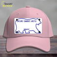 thumbnail image 1 of Nunavut Novelty License Plate Hat Cotton Pink, 1 of 1