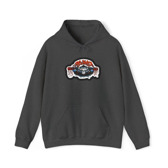 Nunchuks Reaper Blind Creager Vintage Skateboard 90s 2002 Classic Hoodie Print - 4XL / Dark Heather