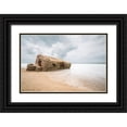 thumbnail image 1 of Nunez, Adrian 32x23 Black Ornate Wood Framed with Double Matting Museum Art Print Titled - Bunker On Beach Camposoto-Cadiz-Spain., 1 of 4