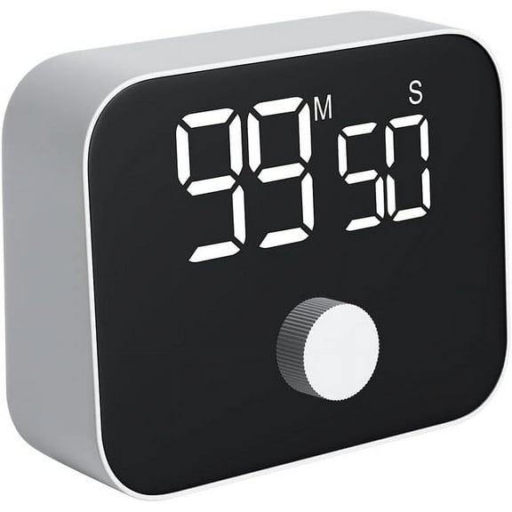 Nunflan LED Display Magnetic Countdown Countup Timer for Classroom Office, Cooking Timer