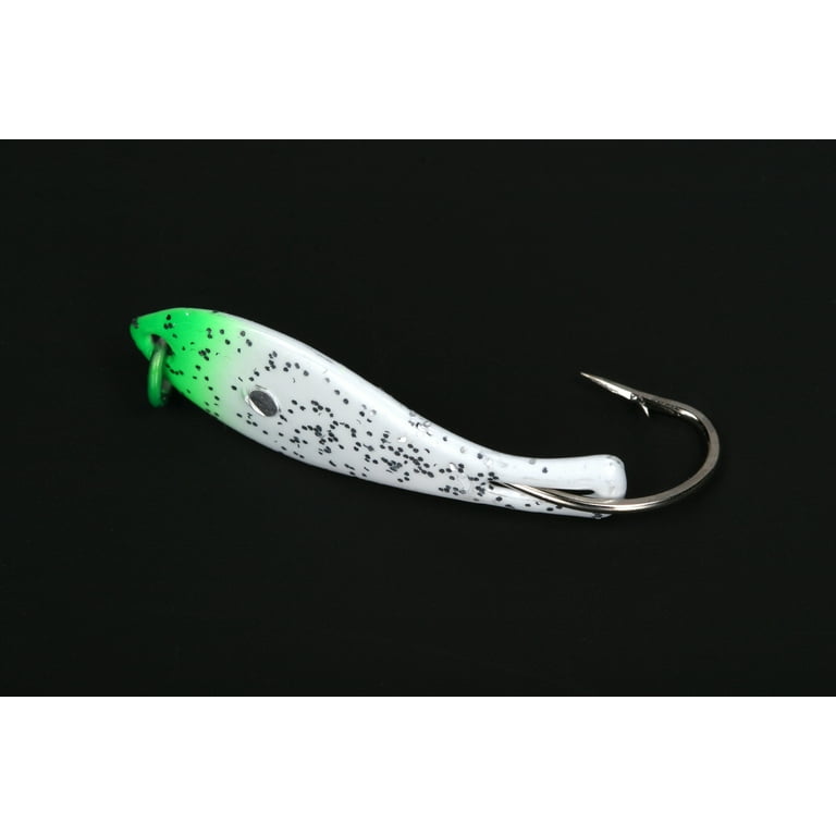 Nungesser 1 1/2 Saltwater Painted Shad Spoon Fishing Lure, Green