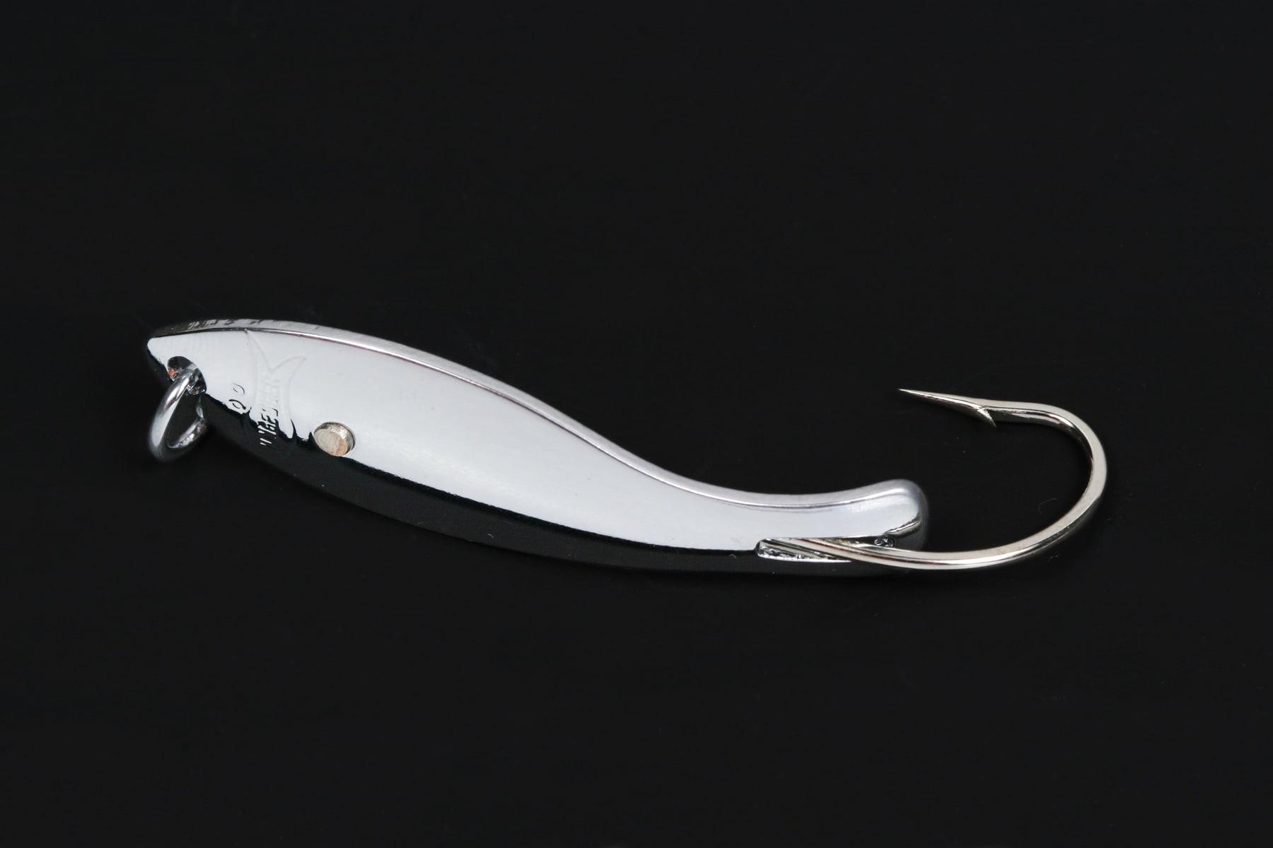 Nungesser Saltwater Shad Spoon Fishing Lure, Silver, 1 1/2, 1/16 Ounce 