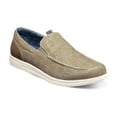 thumbnail image 1 of Nunn Bush Brewski Canvas Moc Toe Venetian Slip On Shoes Casual Stone 85028-275, 1 of 9