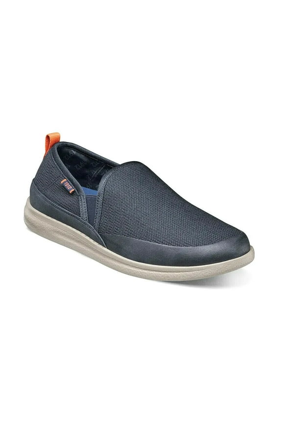 Brewski Knit Plain Toe Slip On Lightweight Shoes Navy 84970-410