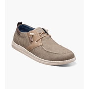 Nunn Bush Brewski Mens Moc Toe Slip On, Stone, 8
