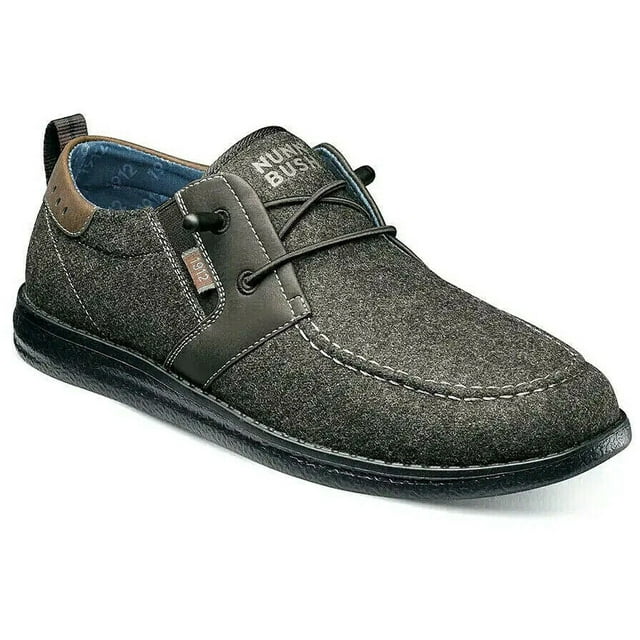 Nunn Bush Brewski Moc Toe Wallabee Shoe Casual Charcoal 84902-013